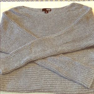 Ana grey/silver knit sweater